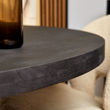 Eetkamertafel Denver Black | Rond | 130 cm
